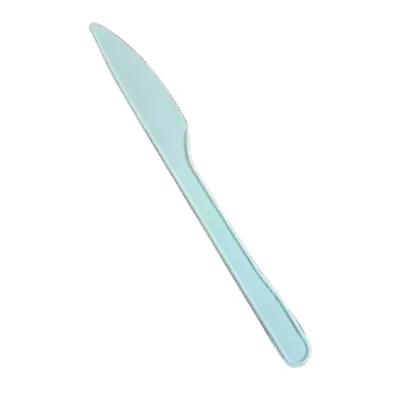 6.3 Inch (160 mm) Eco-Friendly Cornstarch Knife, Heavy Duty & Compostable ideal for Events & Home (Pack-Pack of 100 Pcs)