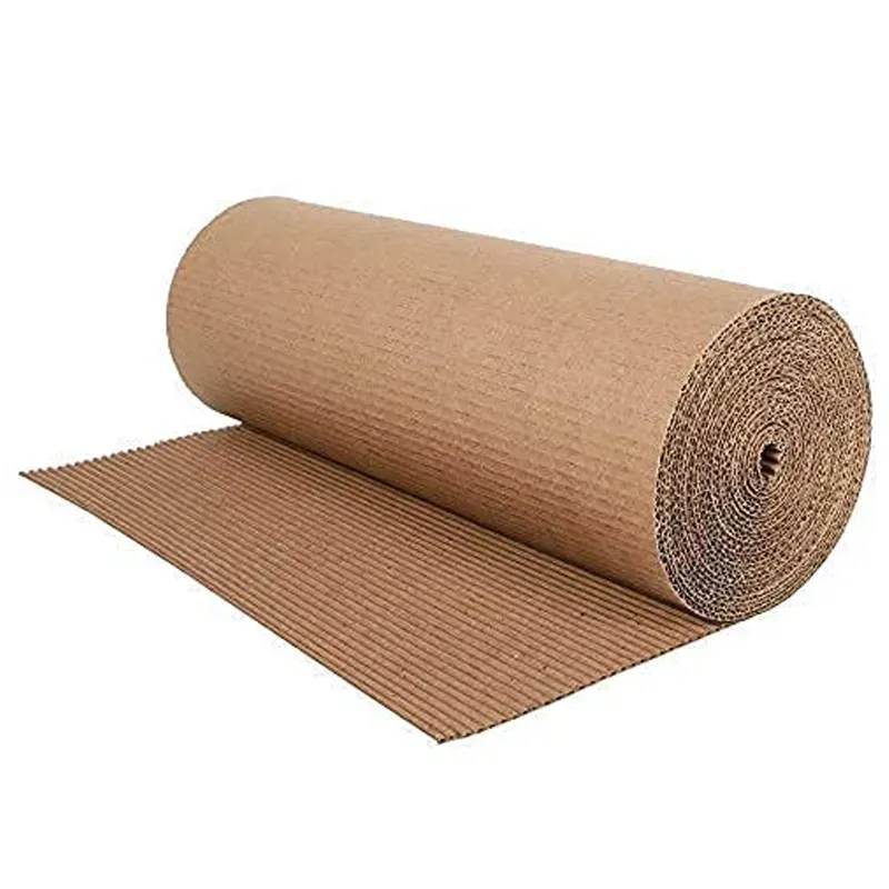 32 Inch, 2 kg Brown Corrugated Paper Roll for Protective packaging