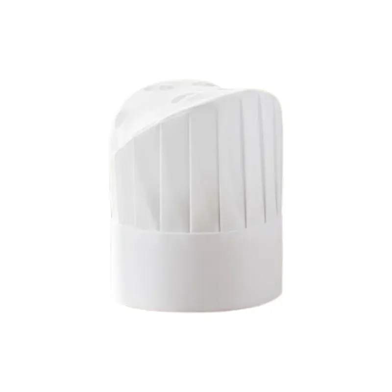 HORECA, 120 Pcs Disposable Cooking Chef Hat for Restaurant, Bakery, Catering and Home Use