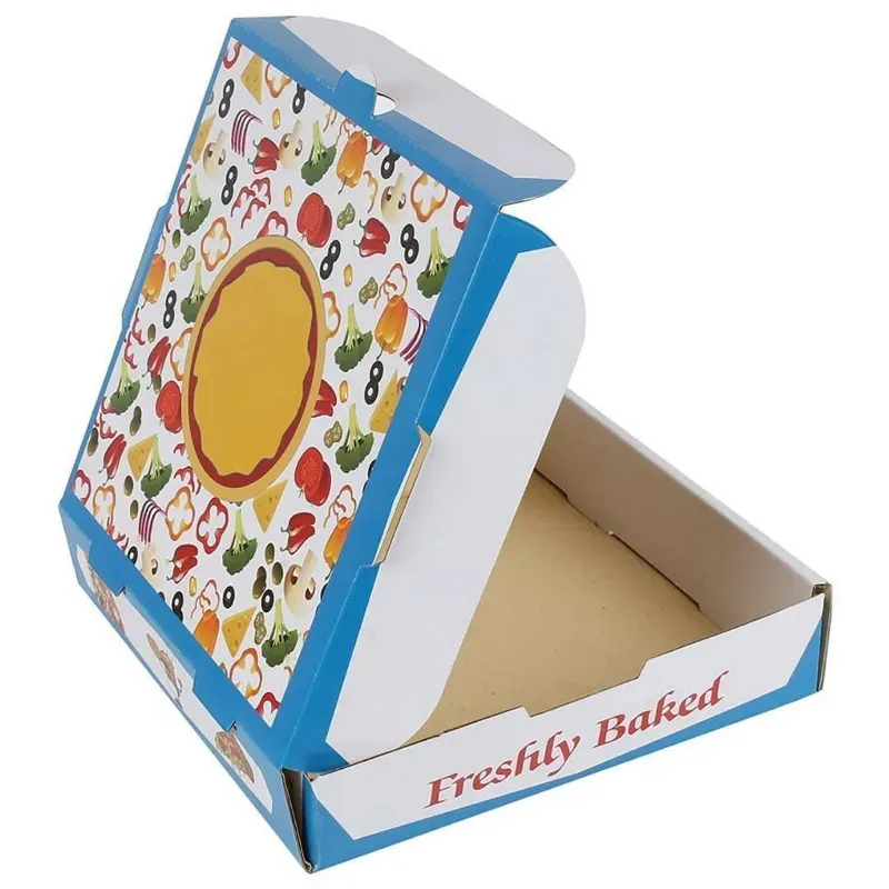 6 Inch, Disposable White Generic Pizza Boxes for Picnic, Travel (Pack of 500 Pcs)