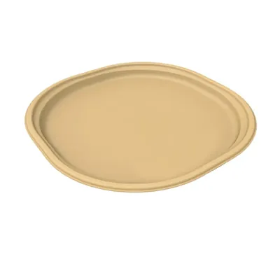 12 Inch Chuk Biodegradable Plates Leak Proof Dinner Plates for Parties & Family Event, 100% Compostable Tableware (Pack-500 Pcs)
