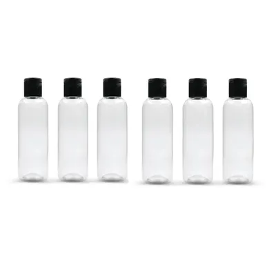100 ml Plastic Round Flip Top Cap Bottle for Shampoo, lotions, oil, Perfume, Lotions, Food Graded, Garden Sprayer (Pack-500 Pcs)