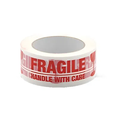 Singhal 48 mm X 65 m Handle with Care Fragile Printed Packaging Tape (Pack-6 pack)