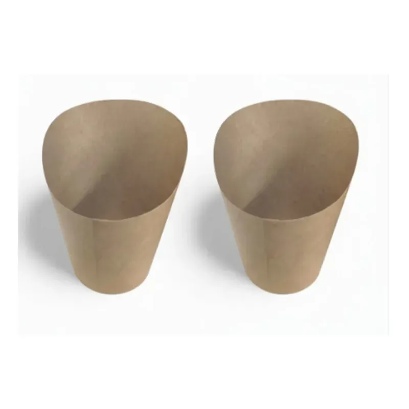 3200 Pcs, Premium 350 ml French Fries Plain Brown Box for Indoor and Outdoor Events