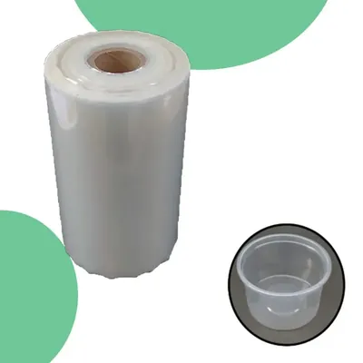 200 m, 123 mm Width Plastic Sealing Roll for Cup, Glass Sealing