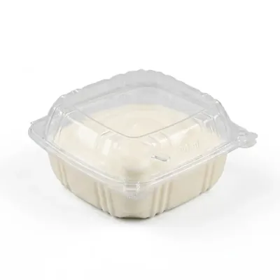 80 ml Hinged Rectangular Container, Air Tight Lid, Portable Storage Box for Meal Prep, Food Delivery & Travel (Pack-50 pcs)