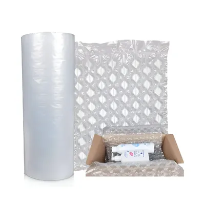 165 m, 440 mm Width 70 Micron Bubble Shape Inflatable Air Cushion Roll for Safe and Secure Packaging