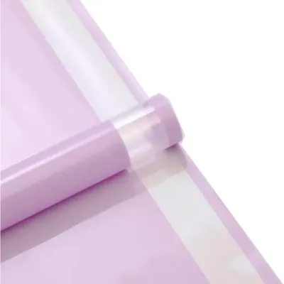 20 Sheet Korean Waterproof Window Bouquet Paper Pack of 2 with Pull Bows Lavender
