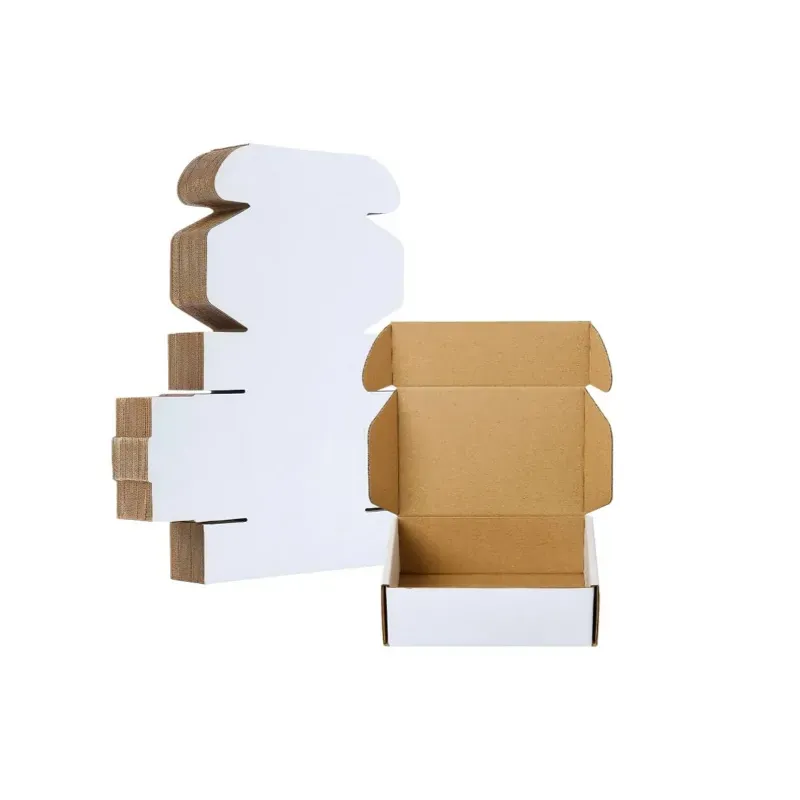6 x 3 x 2 Inch 3 Ply White Shipping Mailer Box for Secure Shipping, Durable and Eco Friendly Packaging (Pack-25 Pcs)