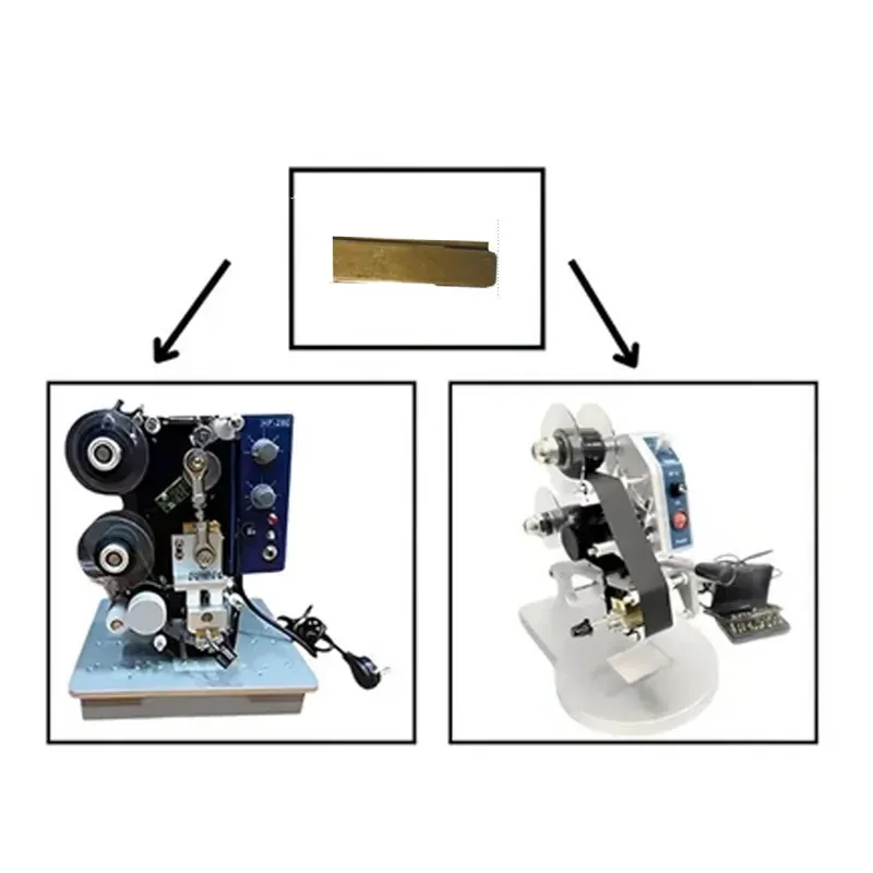 3 mm Brass A Letter Set for Ribbon Batch Coding Machine