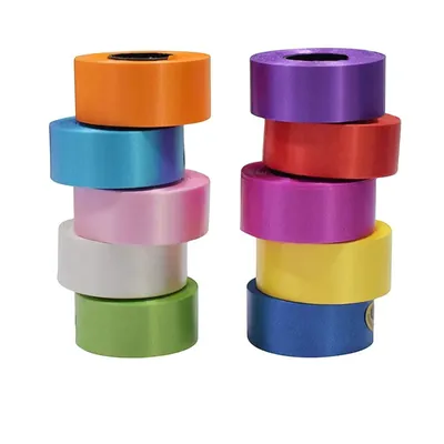 20 Pcs, 1 Inch x 9 m Length Multicolor Satin Wrap Ribbon for Gift Wrapping, DIY Hobby Crafts, Wedding Party Decorations