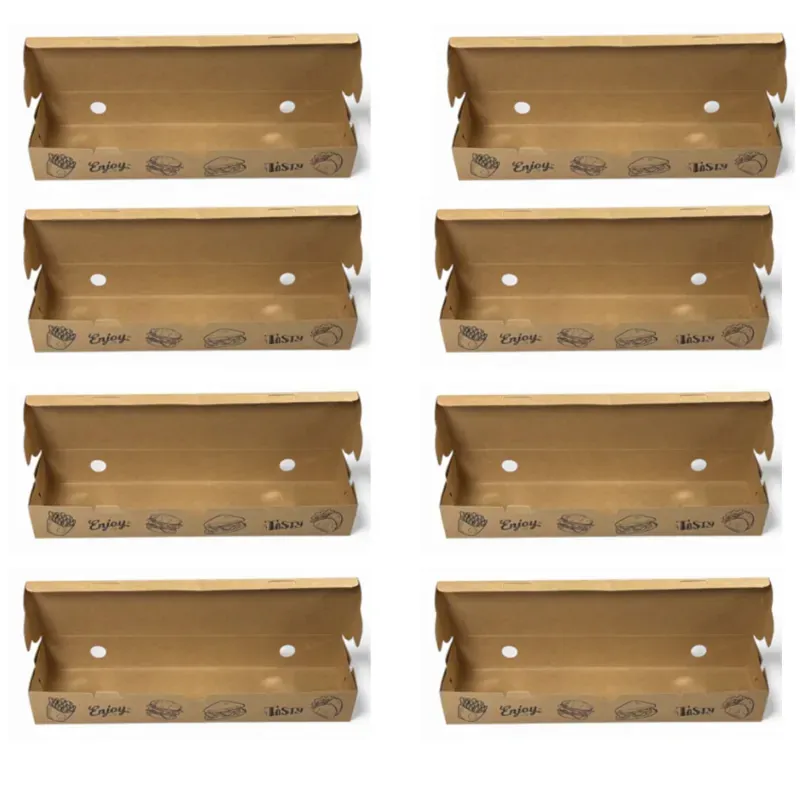 1000 Pcs, Kraft Paper 12 x 3 x 1.75 Inch Wrap Roll Box With Inside Lamination