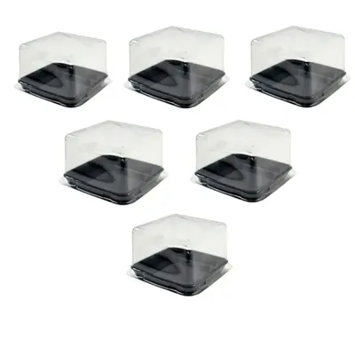 Premium 1200 Pcs, 3 x 3 PET Pastry Container with 58 mm Transparent Lid for Indoor and Outdoor Events
