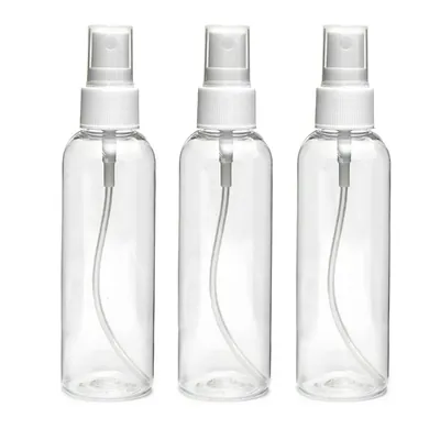 1000 Pcs, 100 ml PET Plastic Refillable Pocket Mist Spray Bottle with Dispenser Cap
