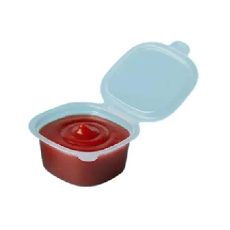 100 pcs, Reusable 50 ml Transparent Container with Lid