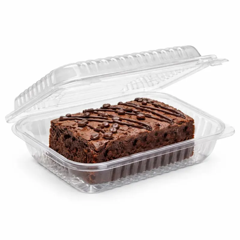 750 ml, 200 Pcs Food Delivery & Kitchen Storage Box, Transparent Reusable Air Tight Hinged Container with High Lid