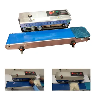 Continuous Horizontal Digital SS Band Sealing Machine, 500 W, Width 6-12 mm