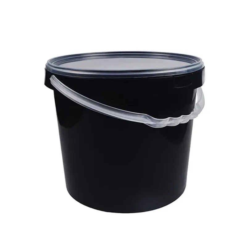 90 Pcs, 3200 ml Black Round Biryani Bucket