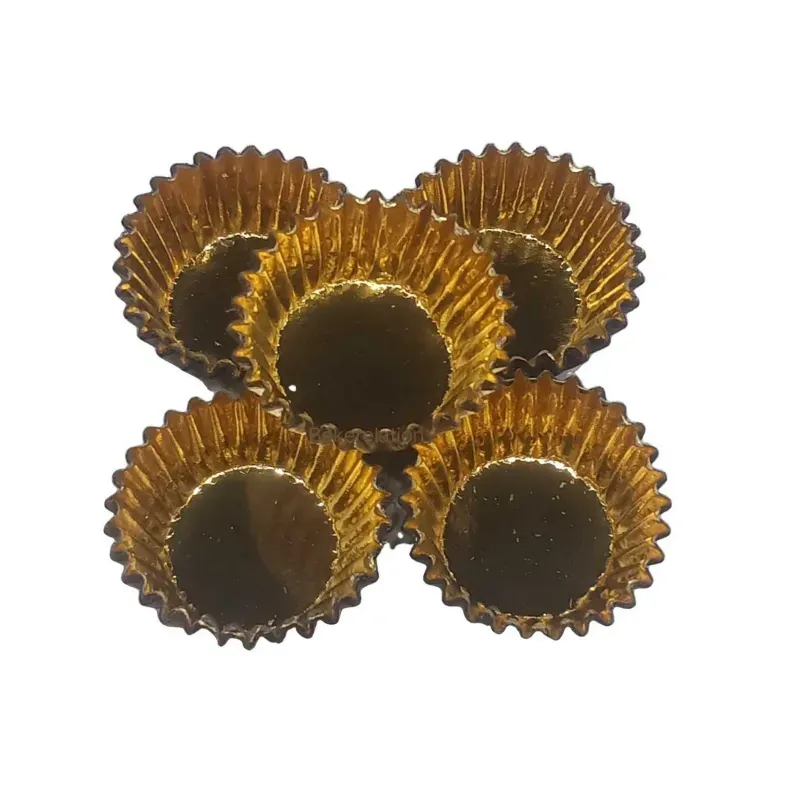 1000 Pcs, 30 x 18.5 Premium Royal Golden Inside Disposable Baking Cupcake Liners For Wedding, Birthday, Baby Shower