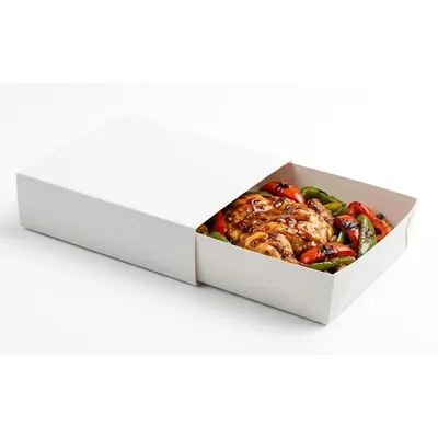 Premium Sliding Pizza Boxes, Space Saving Pull Out Pizza Packaging for Food Trucks, Cafes, and Gourmet Pizzerias (Pack-50 Pcs)
