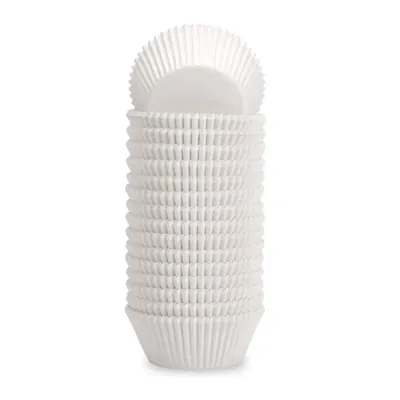 10000 Pcs, 30 x 21 mm White Paper Disposable Baking Cupcake Liners For Cup Cakes and Muffins