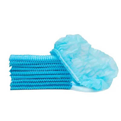 100 Pcs, Disposable Non Woven Stretchable Hair Caps for Surgical, Cooking and Multipurpose Usage