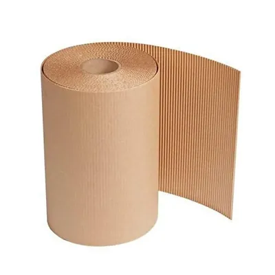 36 Inch, 2 kg Brown Corrugated Paper Roll for Protective packaging