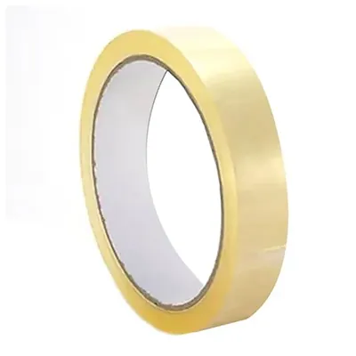HORECA DISPOSABLE 1/2 Inch 40 m 36 Micron Transparent BOPP Tape for Light Duty Box Sealing and Office Use (Pack of 12)