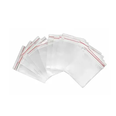 4 x 5 Inch Transparent Zip-Lock Plastic Pouch (Pack-200)
