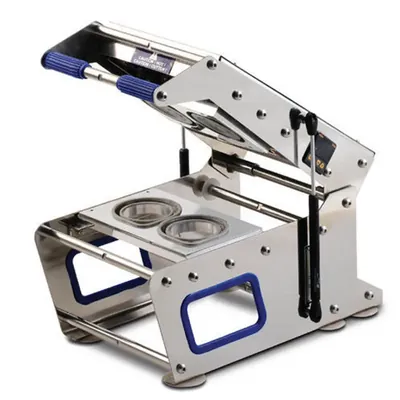 80 mm Double Dia Cup & Glass Sealing Machine, 600 W, 300 cups/hr