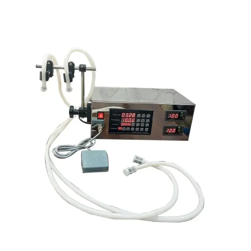 WORSHIP PACKAGING WP Double Head Semi Automatic 10 ml to 5000 ml Digital Liquid Filling Machine