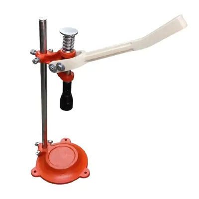 Economy Crown Capping & Hand Corking Machine, Height 330 mm, Mild Steel