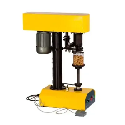 WORSHIP PACKAGING 500 W WP Automatic Electric Tin Capping Machine, 15-30 pieces per mins