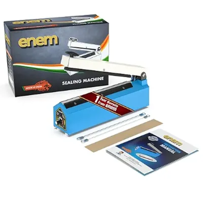 ENEM 12 Inch (300 mm), Plastic Packaging, Heat Sealer And Plastic Pouch Sealing Machine