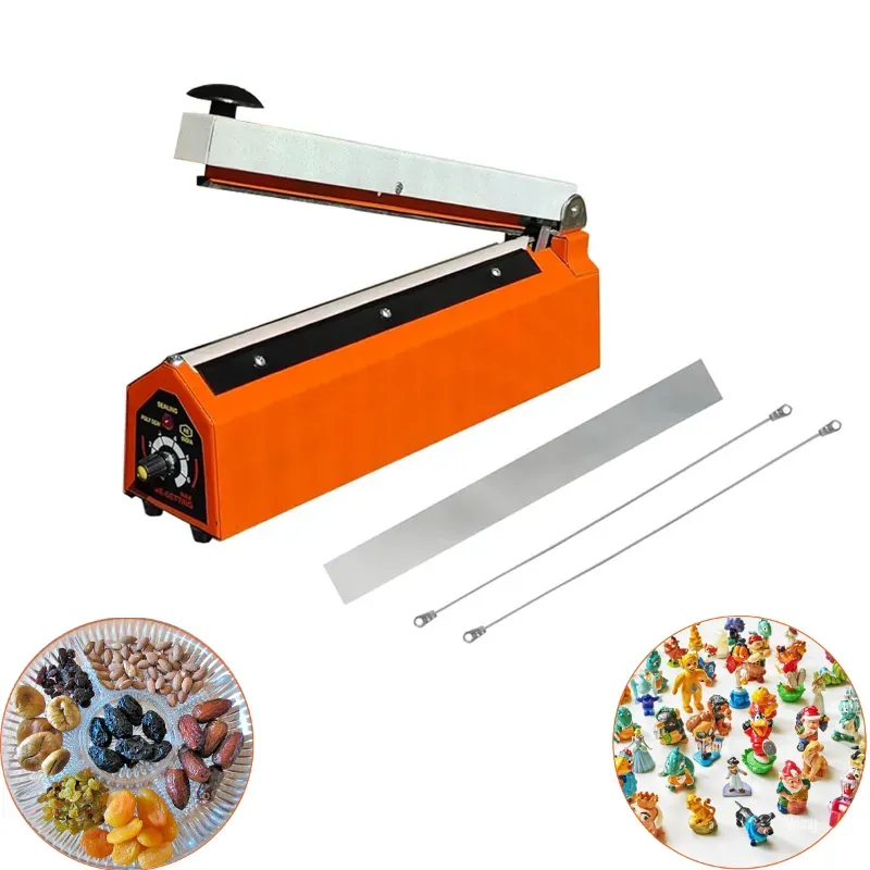 10 Inch Impulse Type Hand Sealing Machine for Food & Plastic Bags Packing, With Beep Function
