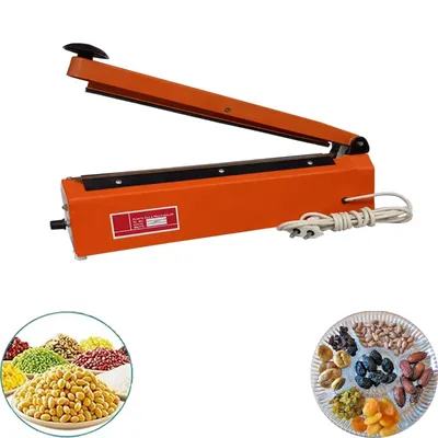 24 Inch Impulse Type Hand Sealing Machine for Food & Plastic Bags Packing, With Beep Function