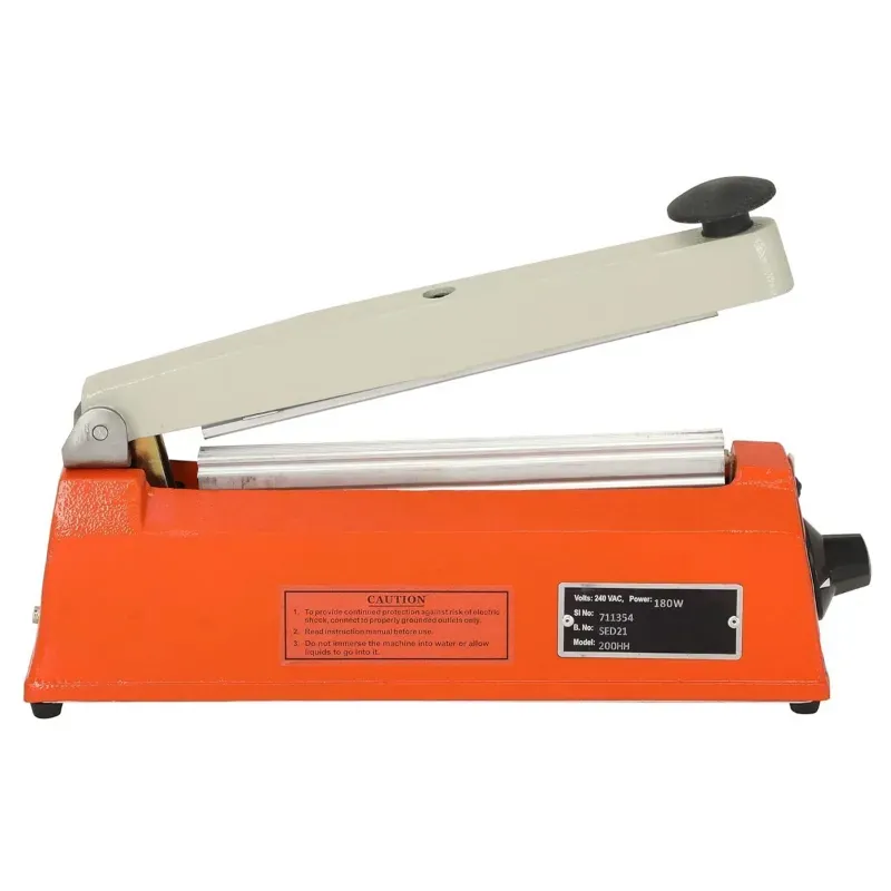 Ziffer 8 Inch Hot Bar Sealing Machine with Constant Temperature Control for Silver and Laminated Pouches