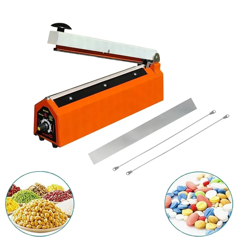 8 Inch Impulse Type Hand Sealer With Beep Function