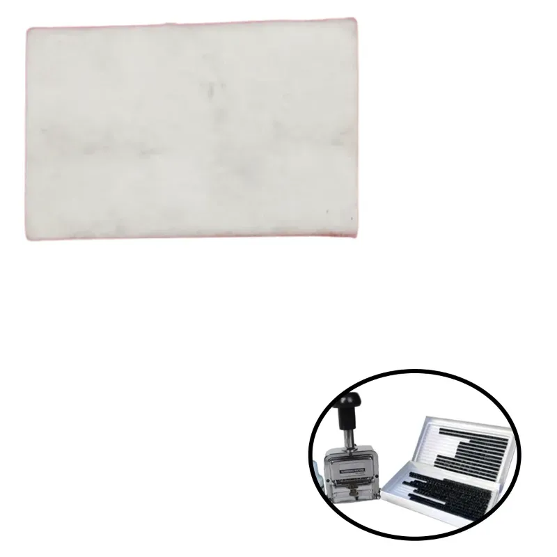 BOSS PACK Ink Pad for Manual 2 mm Label Stamping Machine (Pack of 5)