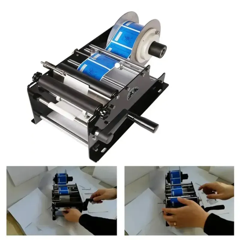 TTECH Manual Labelling Machine for Bottles, Jars and Cans