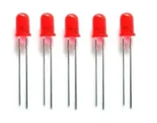 BOSS PACK Red led light emitting Diode for Hand Sealer (Pack of 100 pcs)