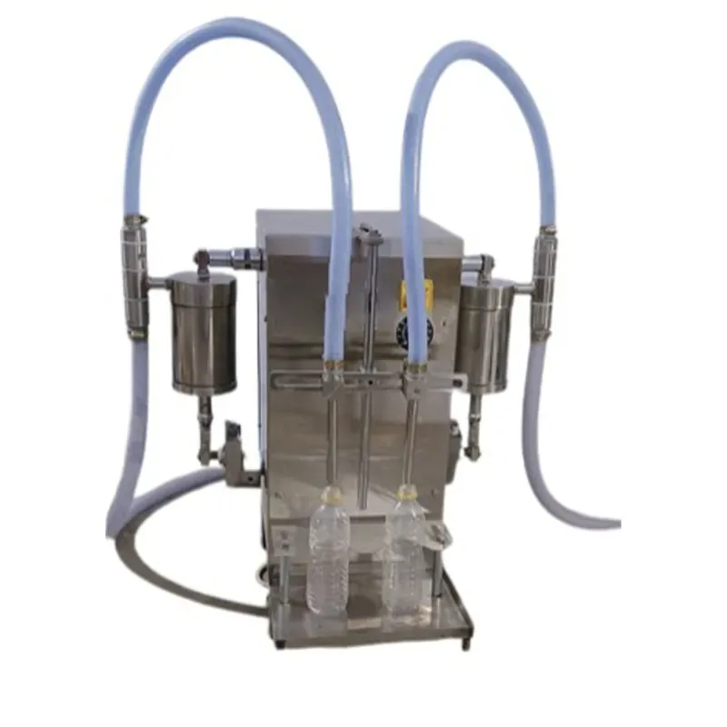 Semi Automatic Double Nozzle Volumetric Liquid Filling Machine, 1 HP, 600-700 Bottles/Hour