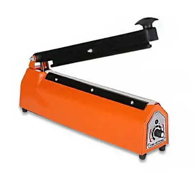 Ziffer 24 Inch Manual Impulse Heat Sealing Machine with Aluminum Body for Extra Wide Industrial Packaging
