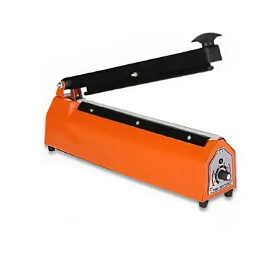 Ziffer 12 Inch Iron Body Impulse Sealing Machine, Professional Manual Heat Sealer for Commercial Bag and Pouch Packaging