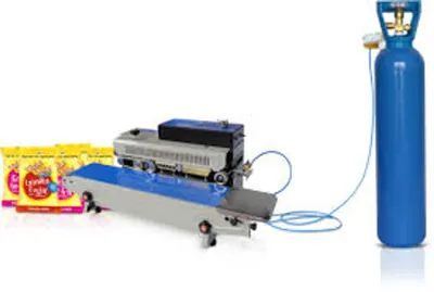 Commercial Nitrogen Gas Flushing Machine, 8 m per min, Semi Automatic