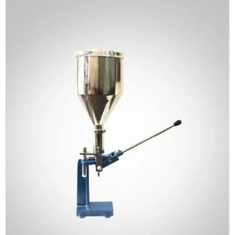 Manual Paste Filling Machine with 10 kg SS Hopper Capacity for Henna, Cosmetic Creams, Melted Butter and Chocolate etc.