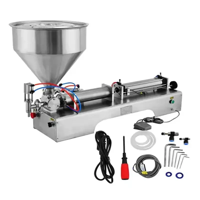 WORSHIP PACKAGING WP Single Nozzle Paste Filling Machine 100-1000 ml, Semi-Automatic