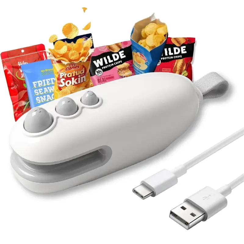 ENEM Portable Mini Sealing Machine for Food, Snacks, Chips, Fresh Storage, 18 W, 12 x 4 x 5 cm