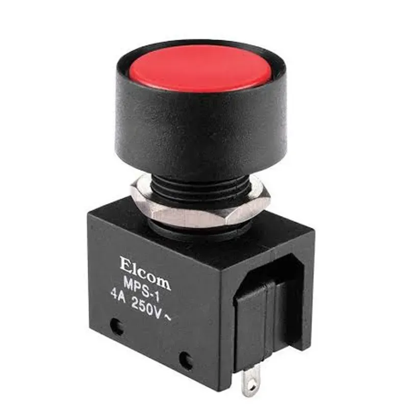 3 Pcs Push Button Elcom MPS1 RED for Liquid Filling Machine