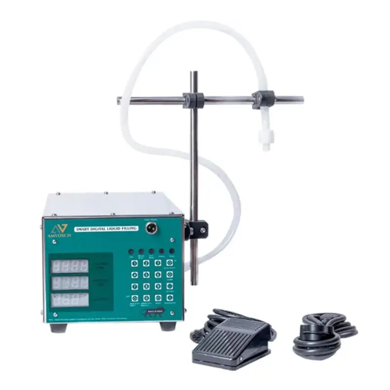 Single Nozzle Liquid Filling Machine 5-3000 ml, Semi-Automatic
